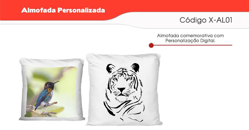 Categoria de Brindes Almofadas