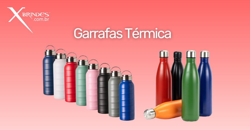Categoria de Brindes Garrafas Térmicas Personalizadas para Brindes Corporativos e Ações Premium