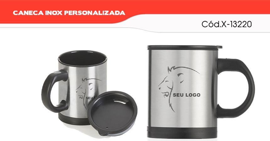 Categoria de Brindes Canecas Inox