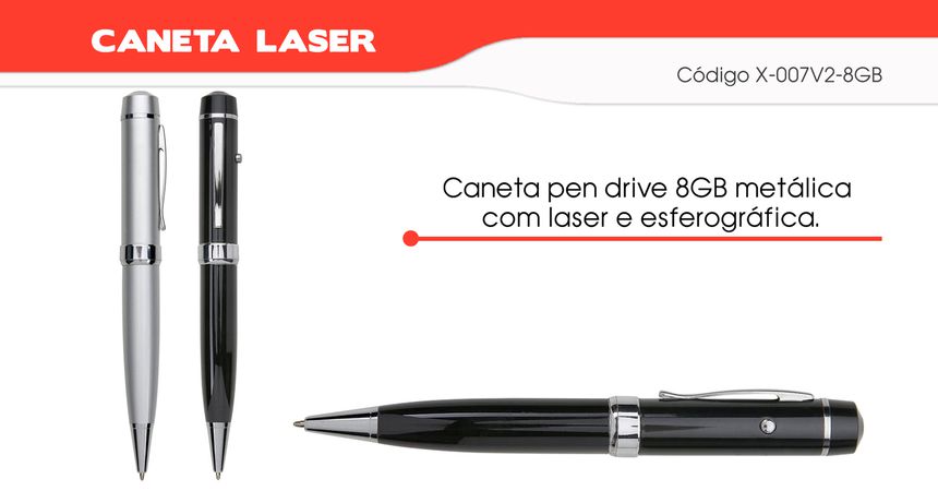 Categoria de Brindes Canetas Laser