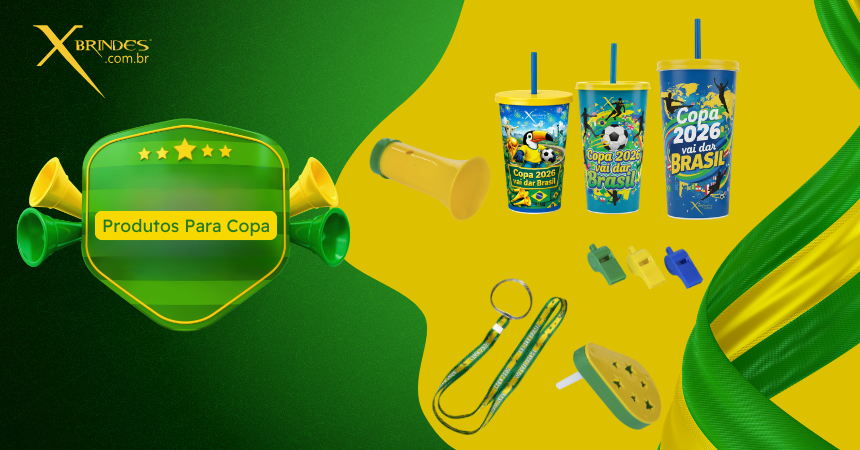 Categoria de Brindes Brindes Personalizados para Copa do Mundo – Vuvuzela, Apito, Corneta, Copos e Kits Torcedor