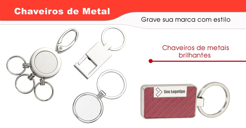 Categoria de Brindes Chaveiros De Metal