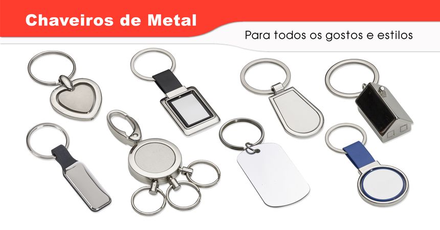 Categoria de Brindes Chaveiros De Metal