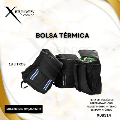 Bolsa Estilo Mochila Térmica com Capacidade de 18 Litros X08314