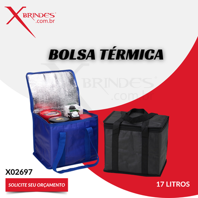 Bolsa térmica de 17 litros em polietileno X02697