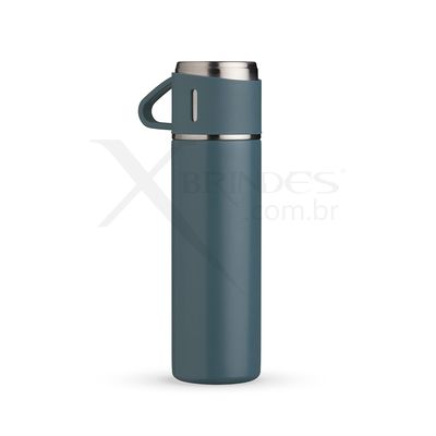Conheça o Brinde Garrafa Térmica Inox 450ml com Tampa-Caneca