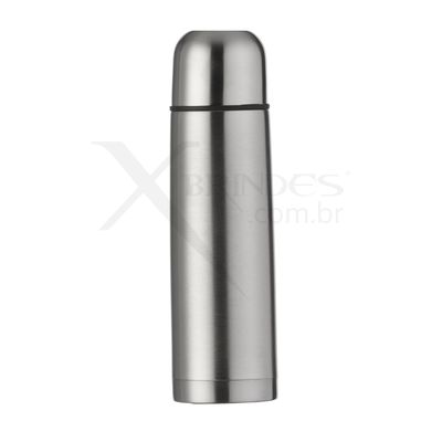 Conheça o Brinde Garrafa Térmica Inox 500 ml com Capa e Alça X01116