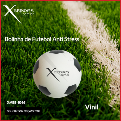 Bolinha Anti Stress Vinil Oca com Pintura Futebol XMBB-1046