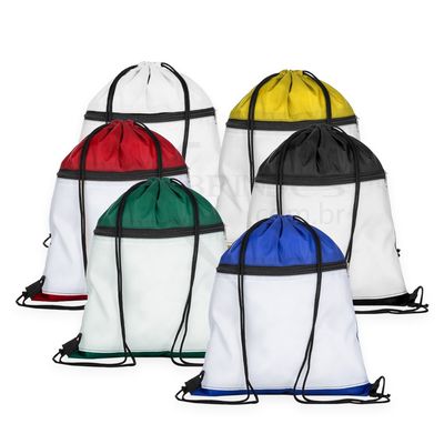 Conheça o Brinde Mochila Saco Em Nylon