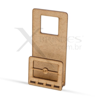 Conheça o Brinde Suporte Para Carregar Celular Em Mdf  (Multiplos De 100 )