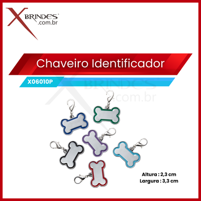 Chaveiro Pequeno de identificação para pets X06010P
