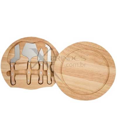 Conheça o Brinde KIT QUEIJO 5 PEÇAS
