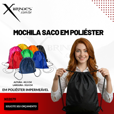 Mochila Saco Nylon