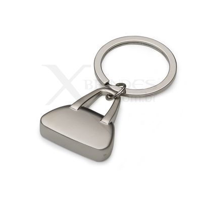 Chaveiro de Metal Fosco em formato Especial bolsa X11944