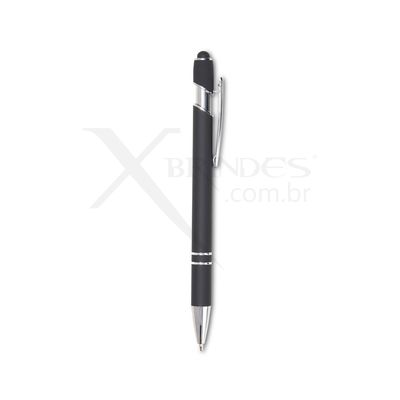 Conheça o Brinde Caneta corpo de Metal Emborrachado com Ponteira Touch X14715