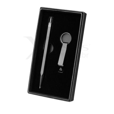 Kit Executivo composto por uma caneta e um chaveiro abridor X15363