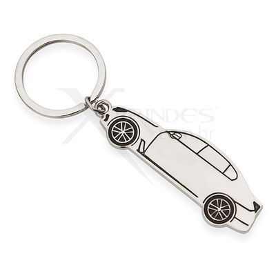 Chaveiro de Metal com formato de carro Sedan X14427