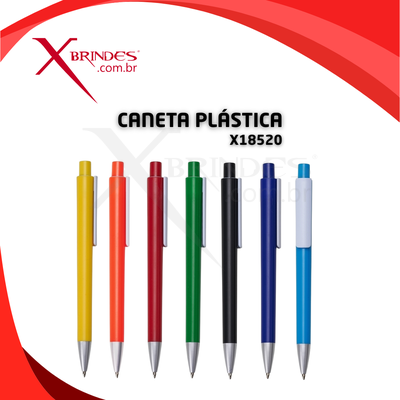 CANETA PLÁSTICA