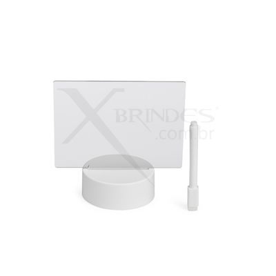 Conheça o Brinde LUMINÁRIA QUADRO DE ANOTAÇÕES COM USB INTEGRADO E CANETA X18923