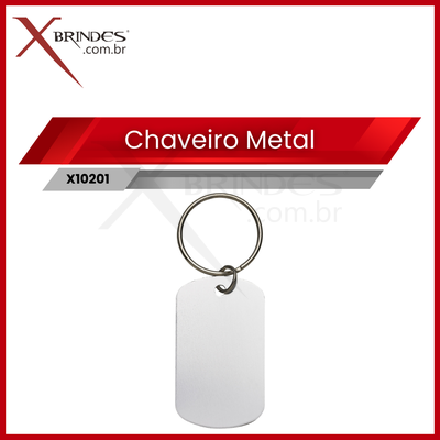 Chaveiro Plaquinha Metal