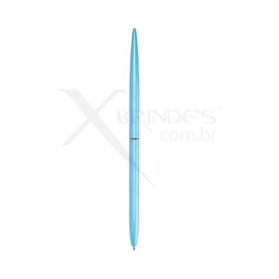 Conheça o Brinde Caneta Corpo De Metal Super Slim Com Acionamento Por Rotação X01006