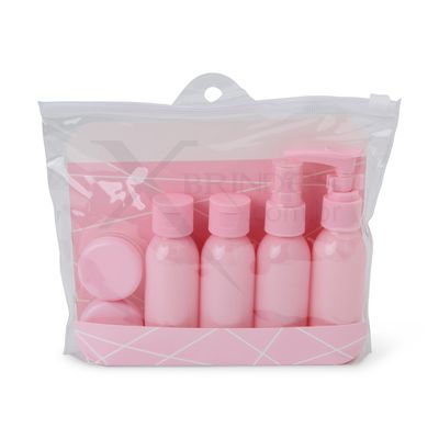 Conheça o Brinde KIT VIAGEM EM PLÁSTICO NO ESTOJO ZIPLOCK COM 6 PEÇAS X18929