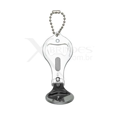 Chaveiro metal 3 em 1: abridor, cortador e lixa X05691