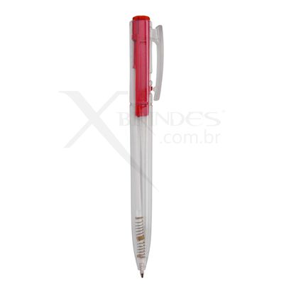 Conheça o Brinde CANETA PLÁSTICA TRANSPARENTE