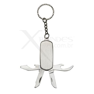 Conheça o Brinde Chaveiro Metal Canivete 4 Funções