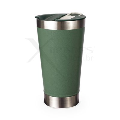 Copo térmico de inox 500 ML com acabamento texturizado X18645T
