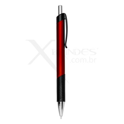 Conheça o Brinde CANETA PLÁSTICA COM DETALHE EMBORRACHADO E ACIONAMENTO POR CLIQUE X2089 