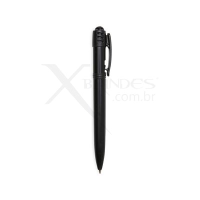 Conheça o Brinde CANETA PLÁSTICA PRETO FOSCO COM ACIONAMENTO POR CLIQUE X1089B