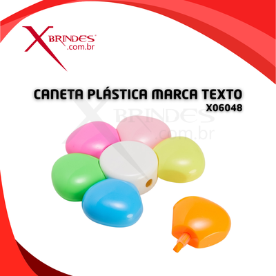 Conheça o Brinde MARCA TEXTO EM FORMATO DE FLOR COM 6 CORES X06048 