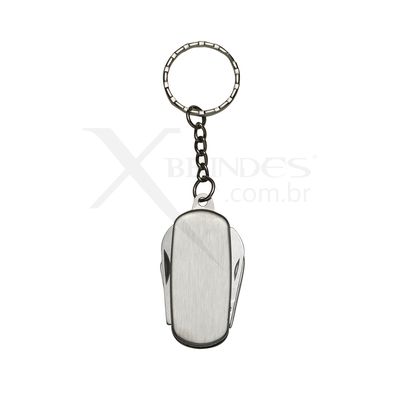 Conheça o Brinde Chaveiro Metal Canivete 4 Funções