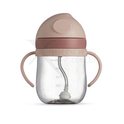 Copo de transição infantil em plástico com capacidade para 350ml