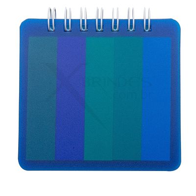 Bloco de Anotações Plástico com Auto Adesivos X18557