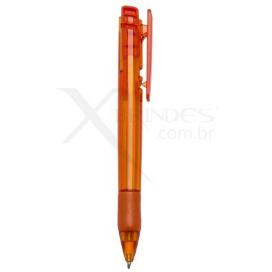 Conheça o Brinde CANETA PLASTICA TRANSLUCIDA COM ACIONAMENTO POR CLIQUE X13190B