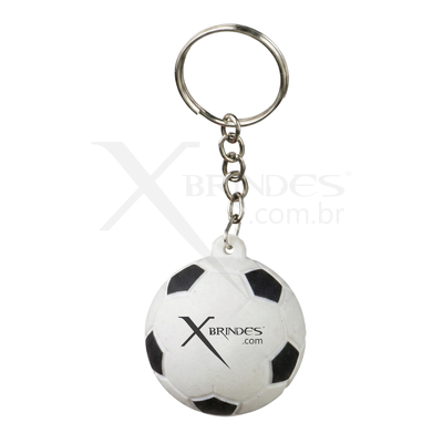 Chaveiro em Formato de bola de Futebol Anti-Stress X12455