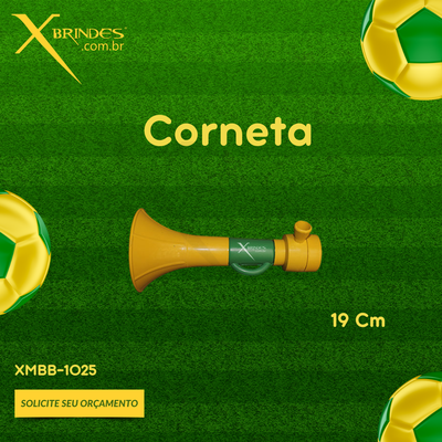 Corneta Plástica com bocal Tamanho 19 cm Cod XMBB-1025
