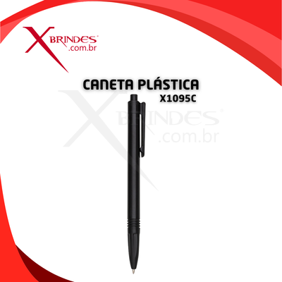 Conheça o Brinde CANETA PLÁSTICA DESIGN MODERNO E ATUAL COM ACIONAMENTO POR CLIQUE X1095C