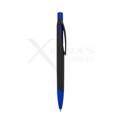 Conheça o Brinde CANETA PLÁSTICA COM CARGA AZUL E ACIONAMENTO POR CLIQUE X13513 