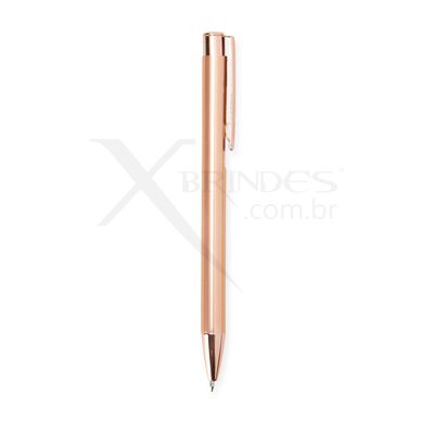 Conheça o Brinde Caneta Corpo de Metal com Carga esferográfica azul 1.0mm e Acionamento por Clique X14858