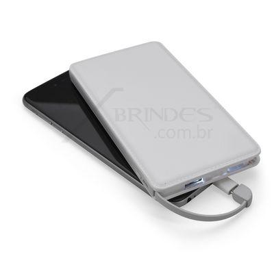 Conheça o Brinde Powerbank Slim C/ Adaptador Light.