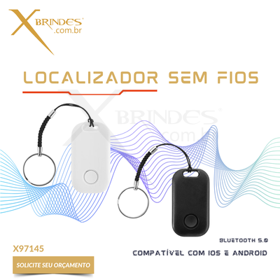 Conheça o Brinde Localizador Sem Fios produzido em ABS Reciclado X97145 