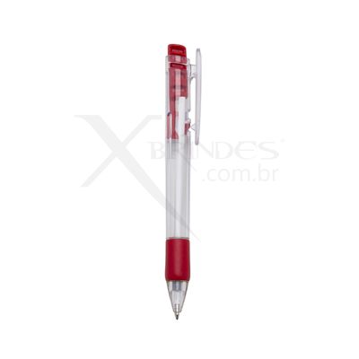 Conheça o Brinde CANETA PLÁSTICA CORPO TRANSPARENTE COM ACIONAMENTO POR CLIQUE X13190T