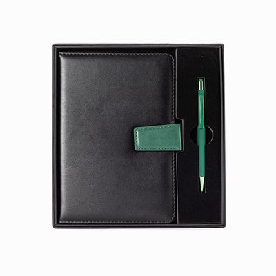 Kit executivo na caixa com duas peças Caderneta + Caneta X19013