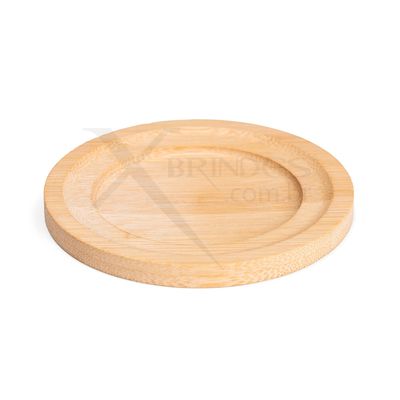 Porta-copos feitos em bambu Kit com Seis Unidades X15289