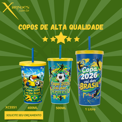 Copo Plástico personalizado In Mold Label 360 XCS551