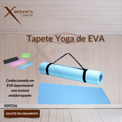 Tapete para Yoga confeccionado em EVA impermeável X09256