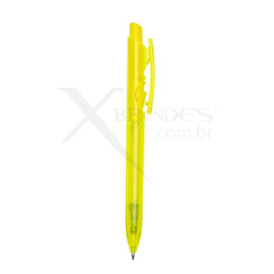 Conheça o Brinde CANETA PLÁSTICA ATUAL COM CARGA AZUL E ACIONAMENTO POR CLIQUE X01097F